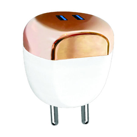 Crome Double USB Charger 5V/3AMP