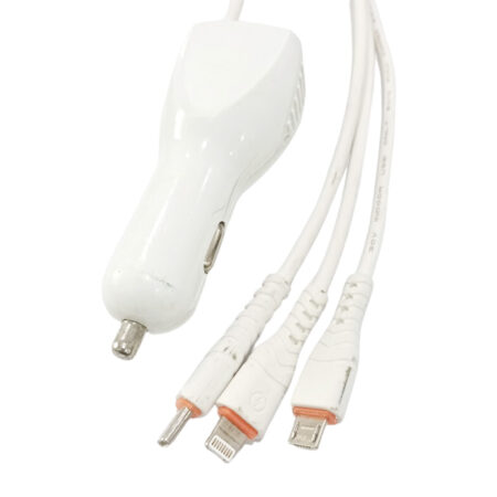 Car Charger USB + All in one cable 5v/3amp
